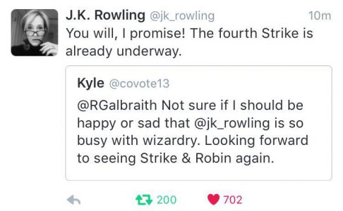 Rowling's twitte